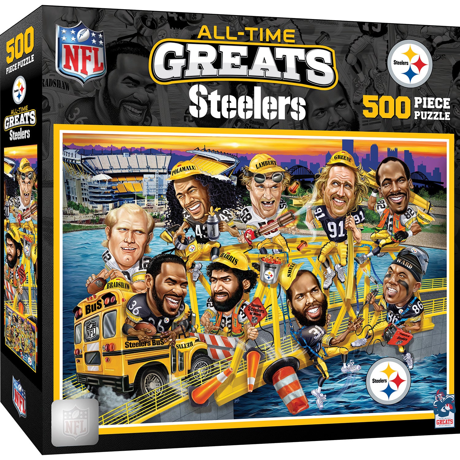 Pittsburgh Steelers - All Time Greats 500 Piece Puzzle