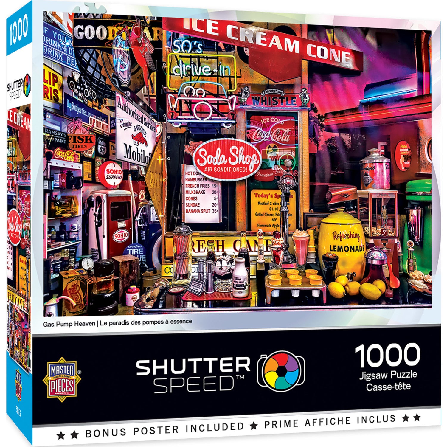 Shutter Speed - Gas Pump Heaven 1000 Piece Puzzle