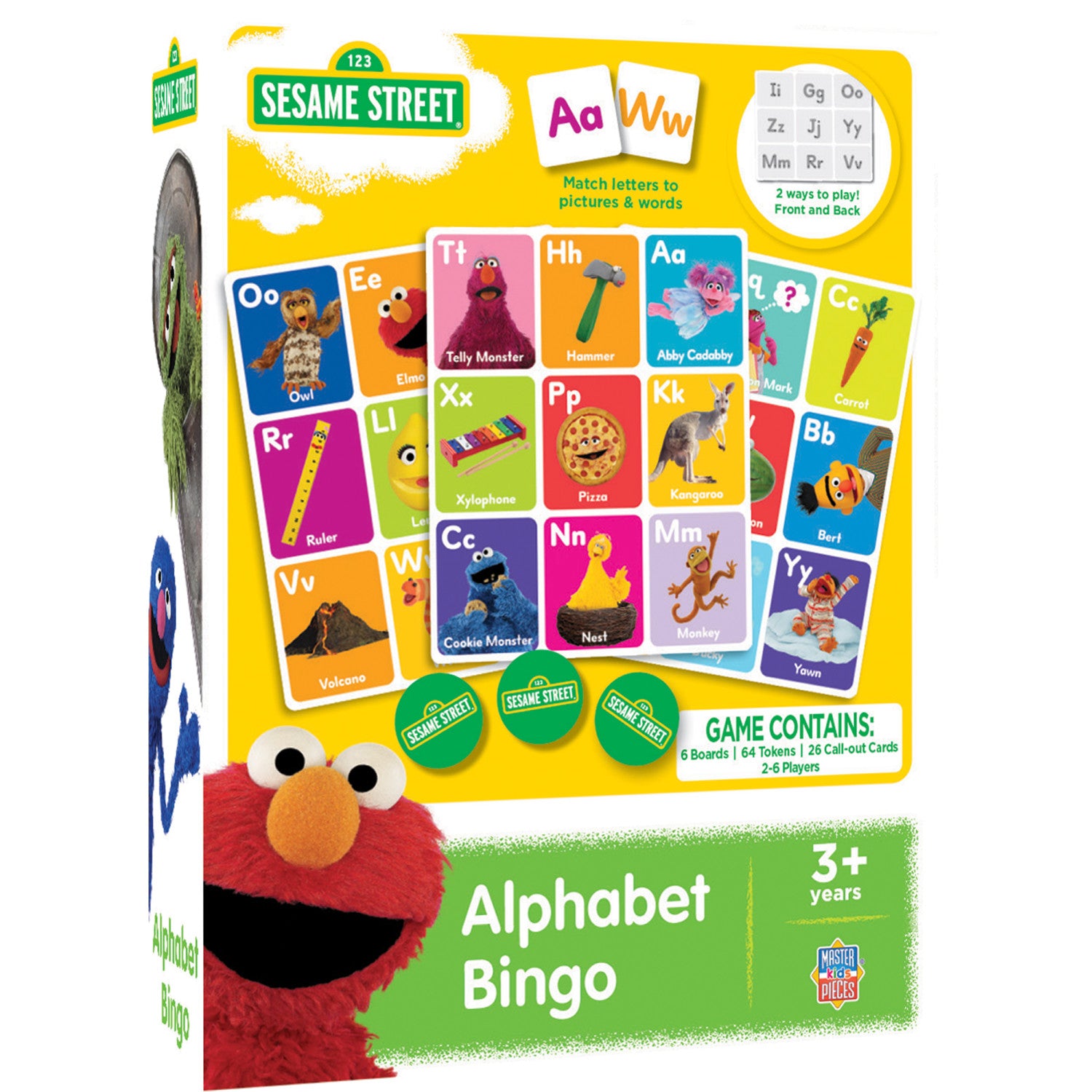 Sesame Street Alphabet Bingo Game
