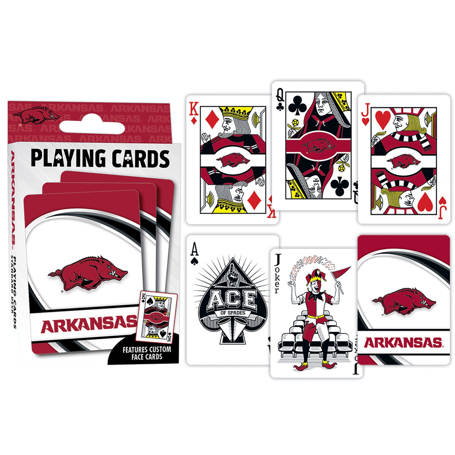 Arkansas Razorbacks Playing Cards