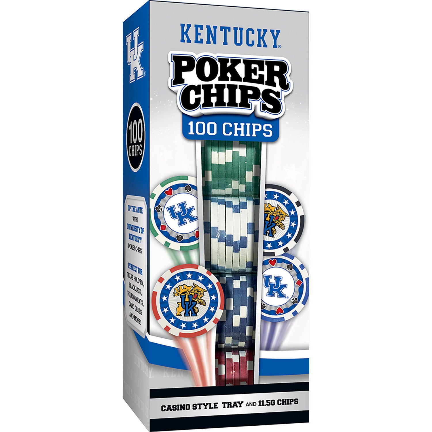 Kentucky Wildcats 100 Piece Poker Chips