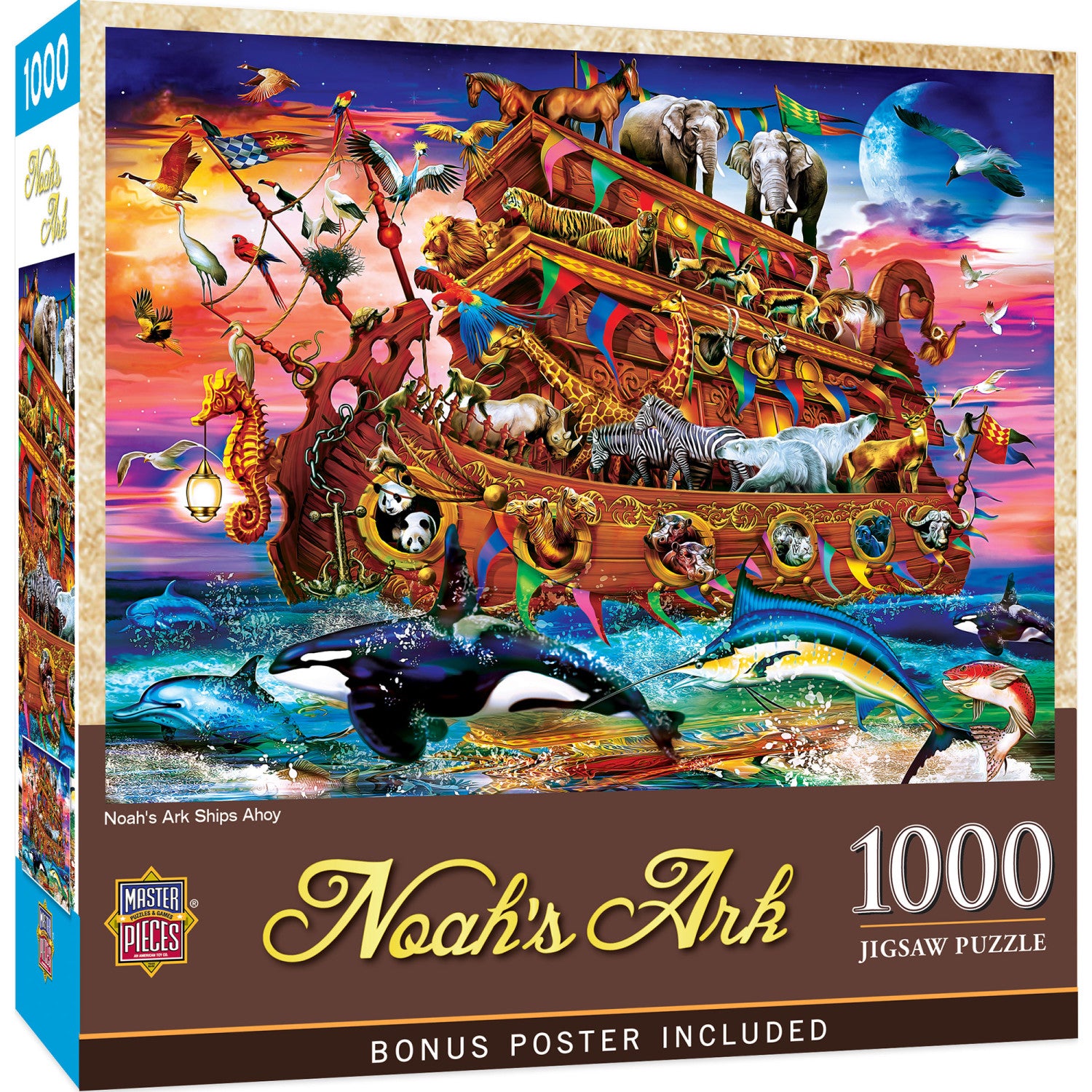Noah's Ark Ships Ahoy - 1000 Piece Puzzle
