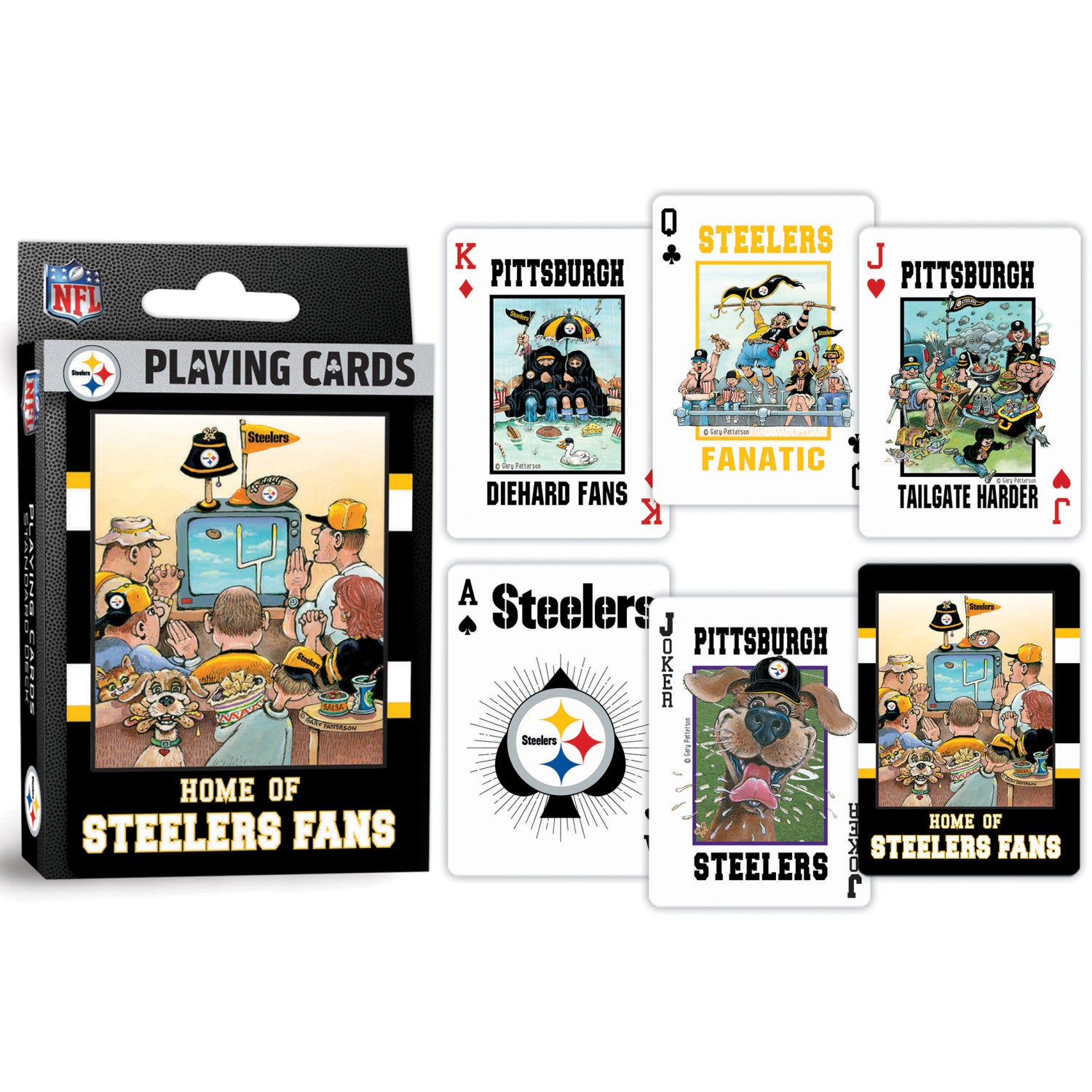 Pittsburgh Steelers Fan Deck Playing Cards - 54 Card Deck