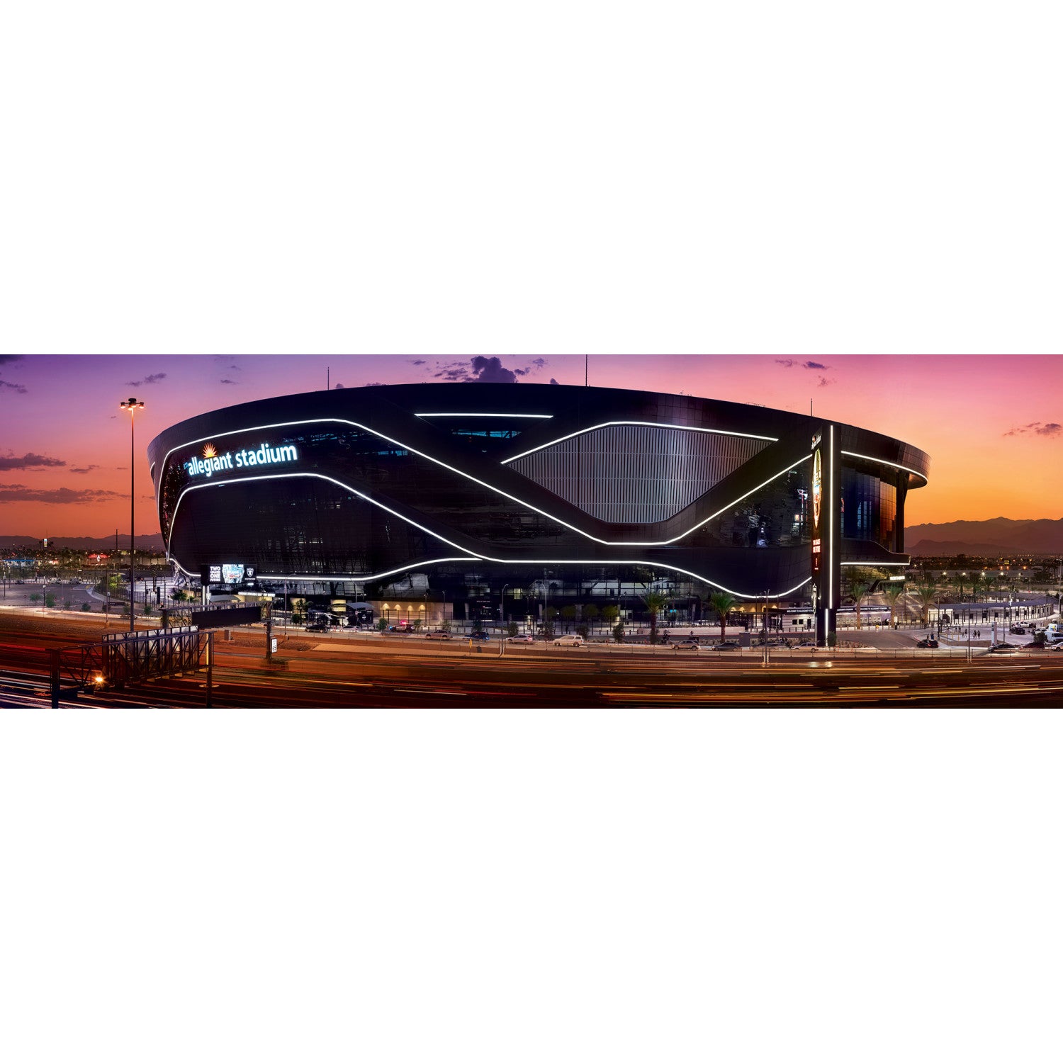 Las Vegas Raiders NFL 1000pc Panoramic Puzzle - Stadium
