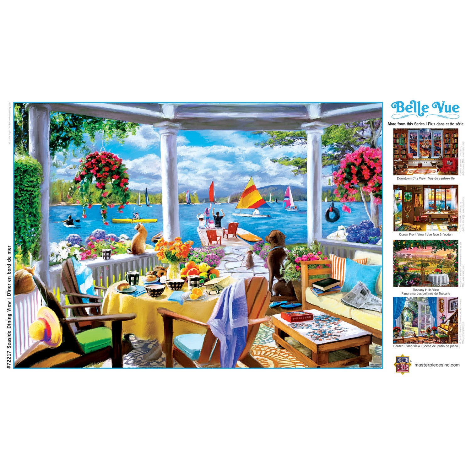 Belle Vue - Seaside Dining View 1000 Piece Jigsaw Puzzle