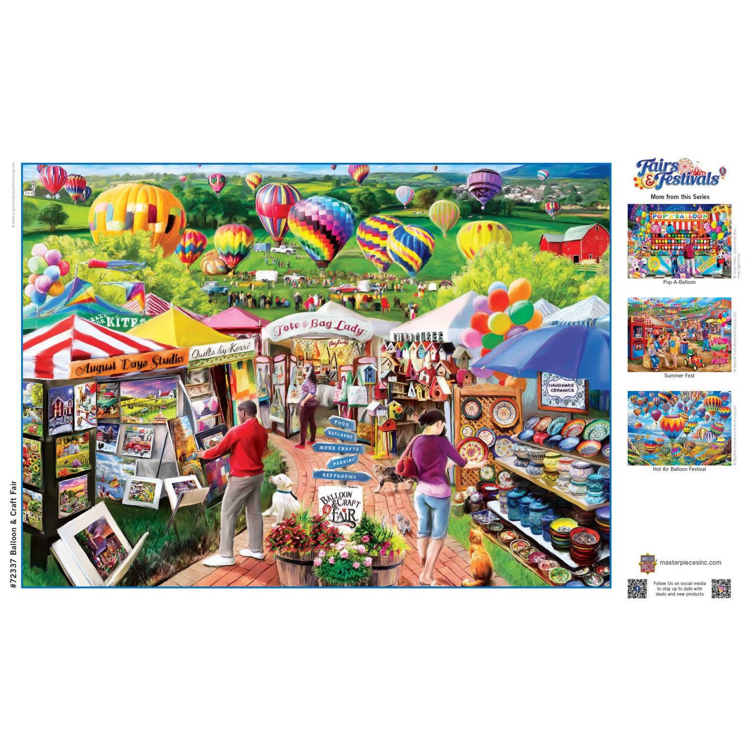 Fairs & Festivals - Balloon & Craft Fair 1000 Piece Puzzle