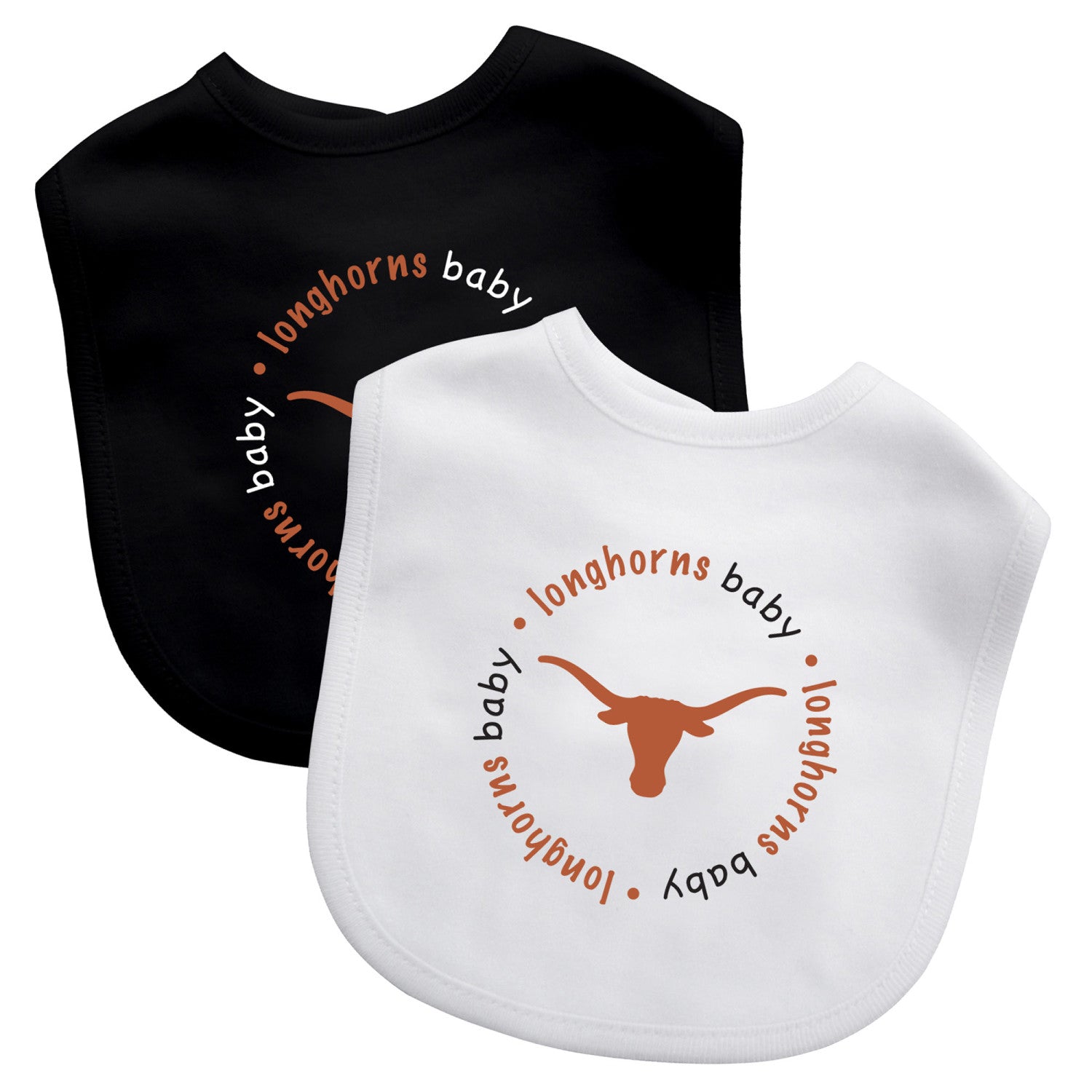 Texas Longhorns - Baby Bibs 2-Pack
