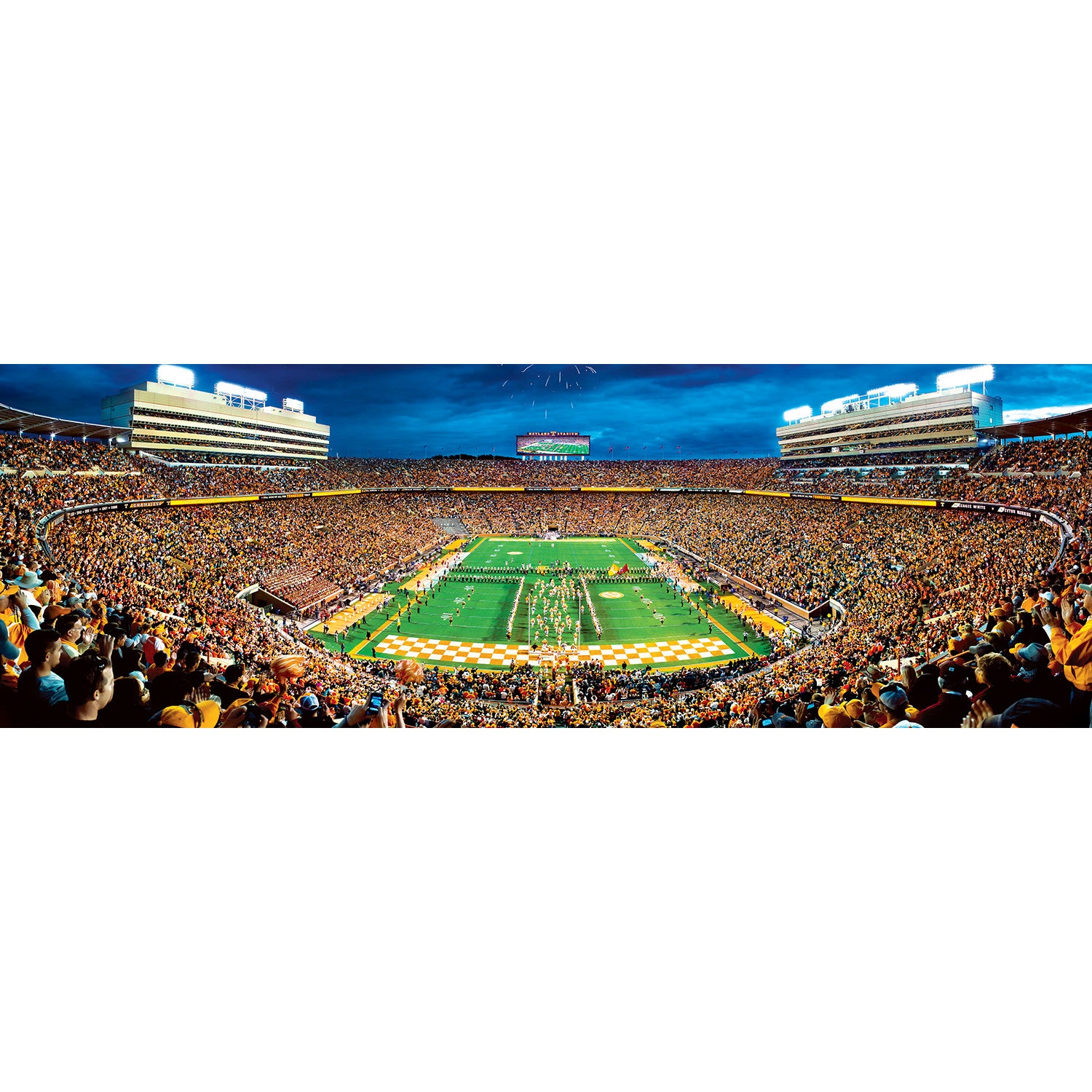 Tennessee Volunteers - 1000 Piece Panoramic Puzzle - End View