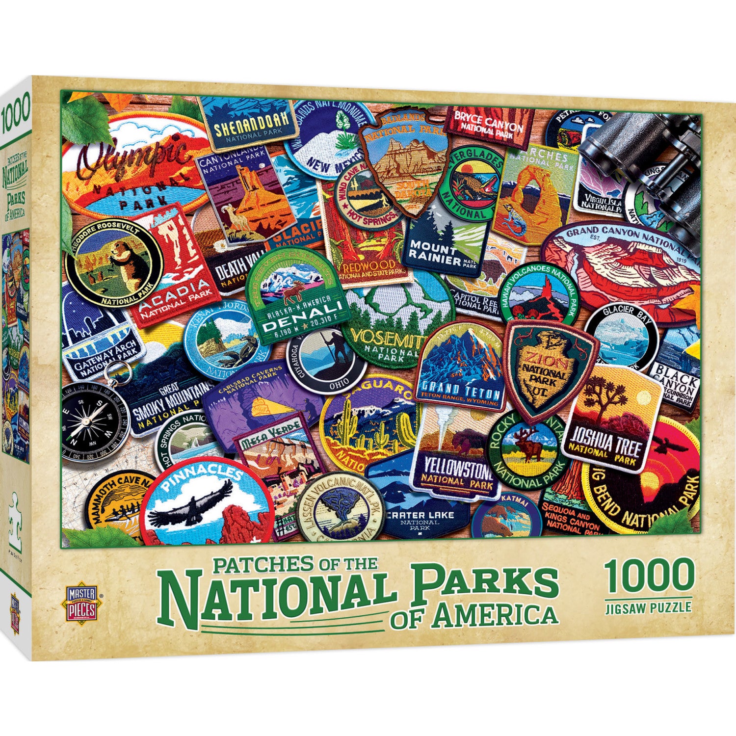 National Parks - Patches 1000 Piece Puzzle