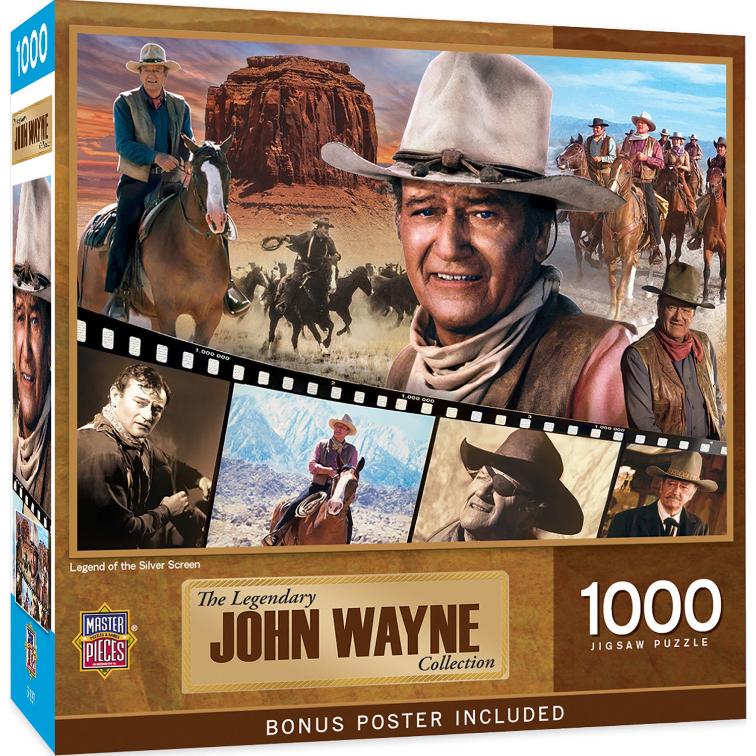 John Wayne Collectible - Legend of the Silver Screen 1000 Piece Puzzle