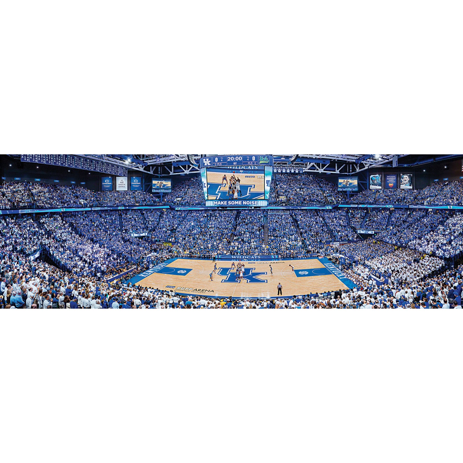 Kentucky Wildcats NCAA 1000pc Basketball Panoramic Puzzle