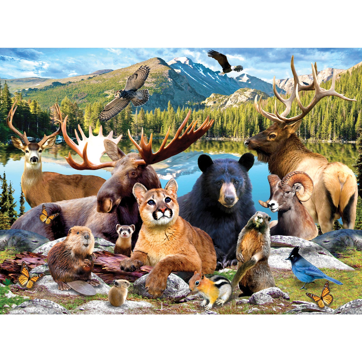 National Parks - Rocky Mountain National Park 100 Piece Kids Puzzle