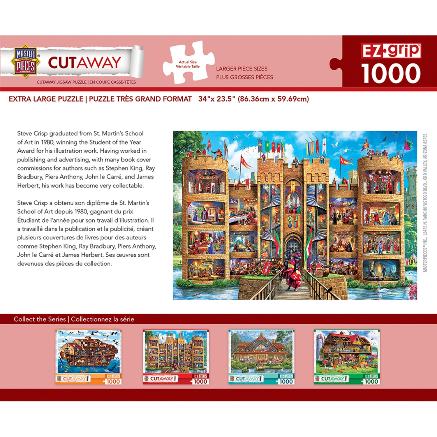Cutaways - Medieval Castle 1000 Piece Puzzle