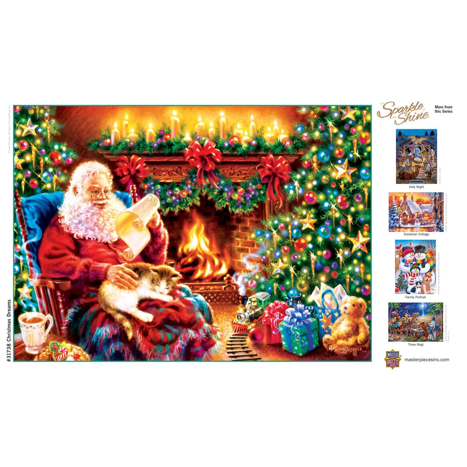 Holiday Glitter - Christmas Dreams 500 Piece Puzzle