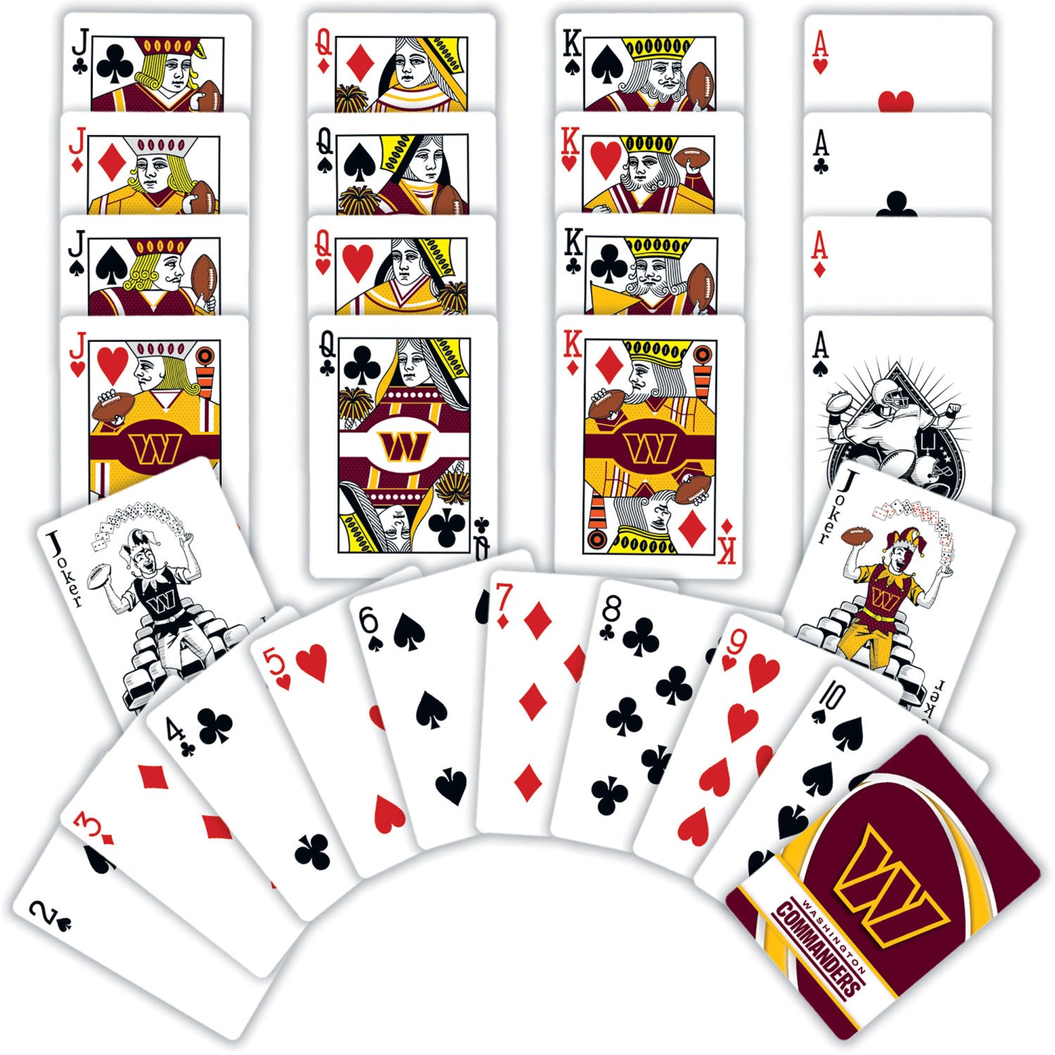 Washington Commanders Playing Cards