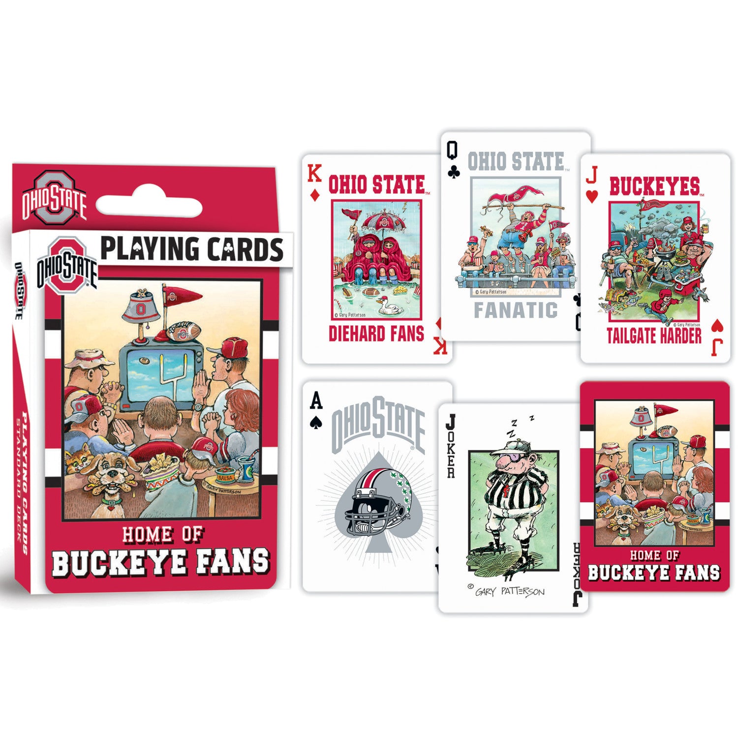 Ohio State Buckeyes Fan Deck Playing Cards - 54 Card Deck