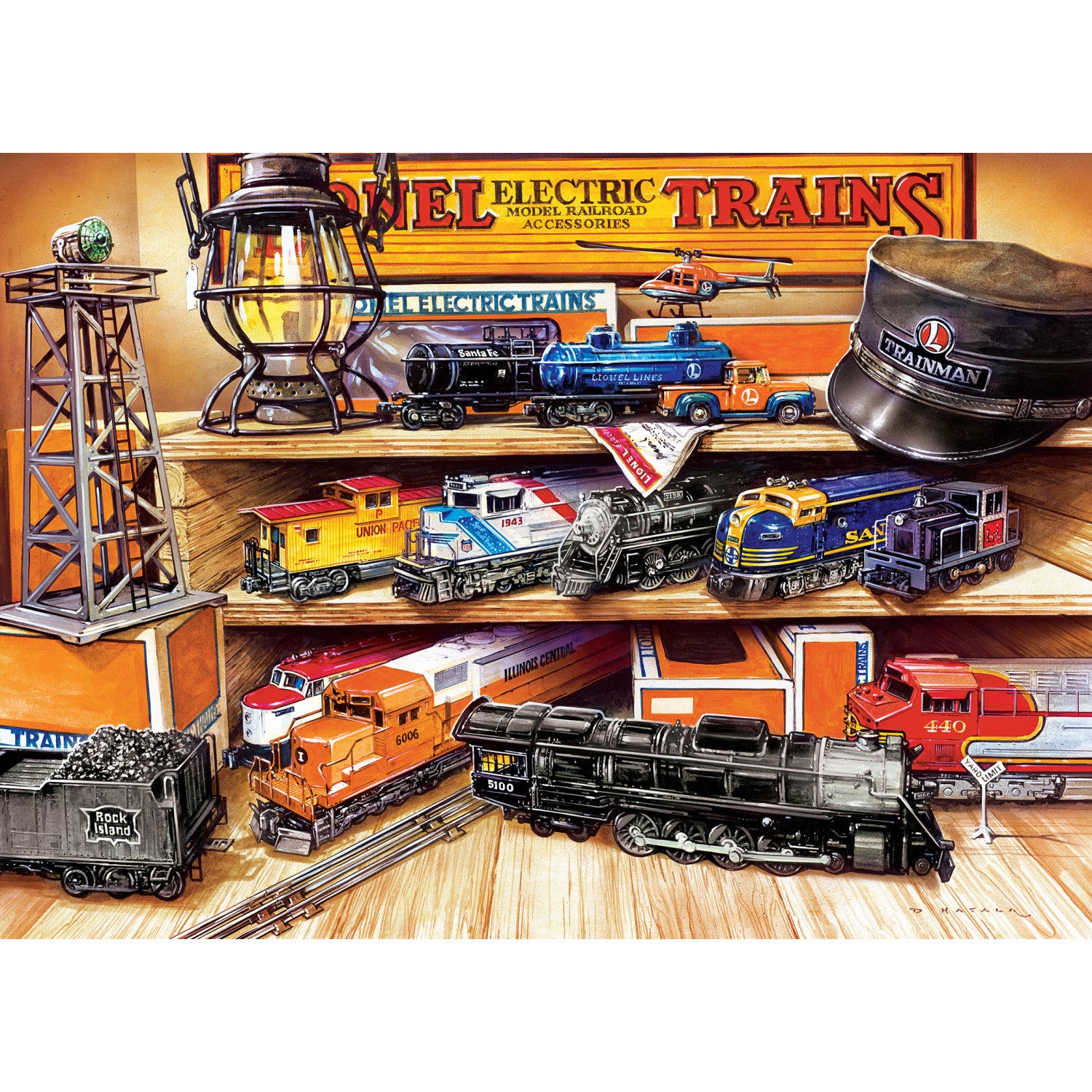 Lionel Trains - Collector's Treasures 1000 Piece Puzzle