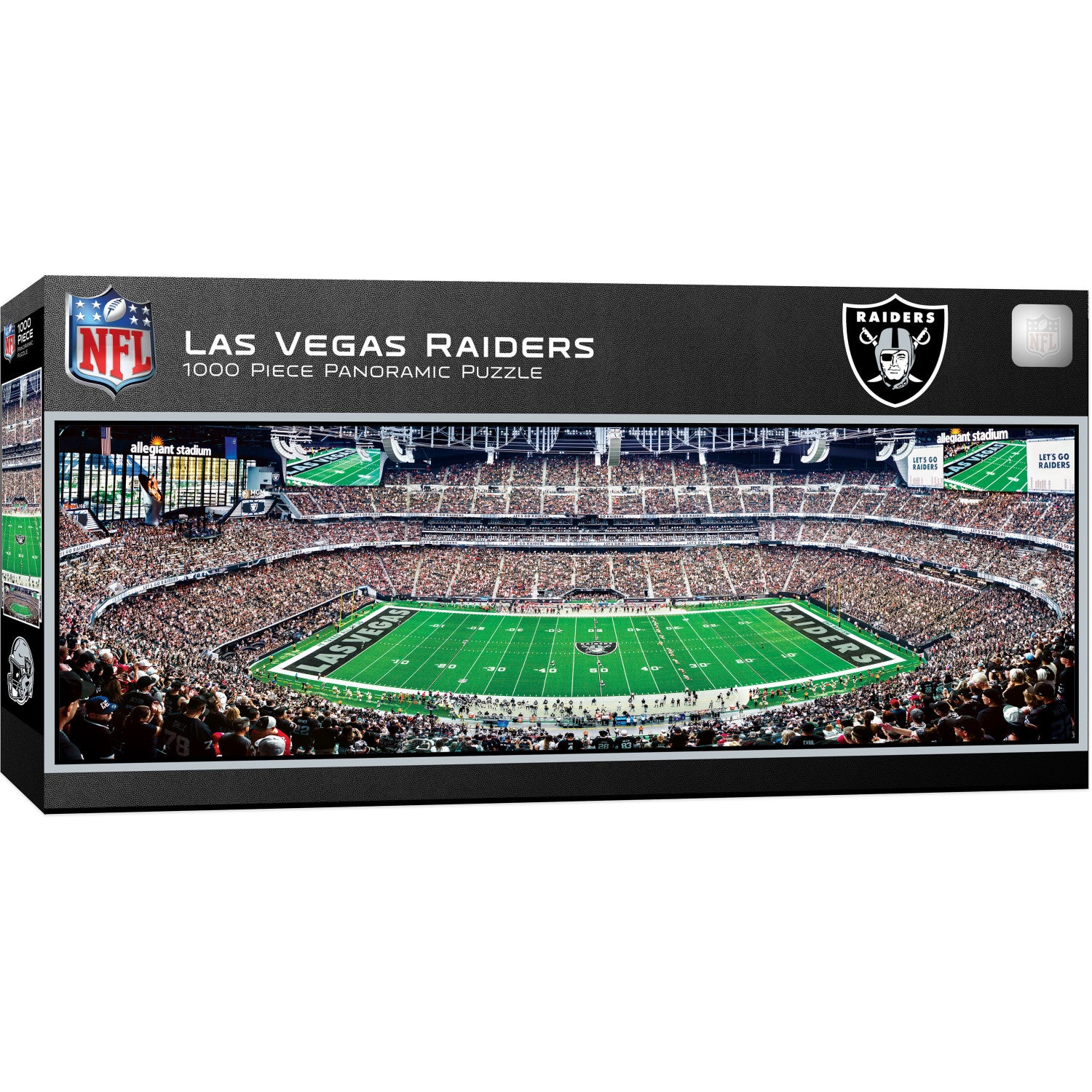 Las Vegas Raiders - 1000 Piece Panoramic Puzzle - Center View