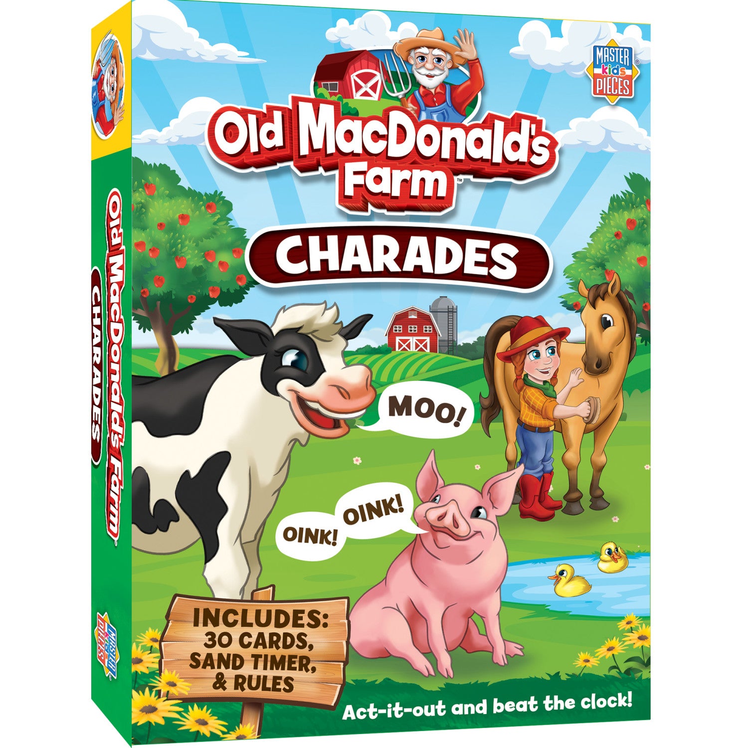 Old MacDonald's Farm Charades Card Game