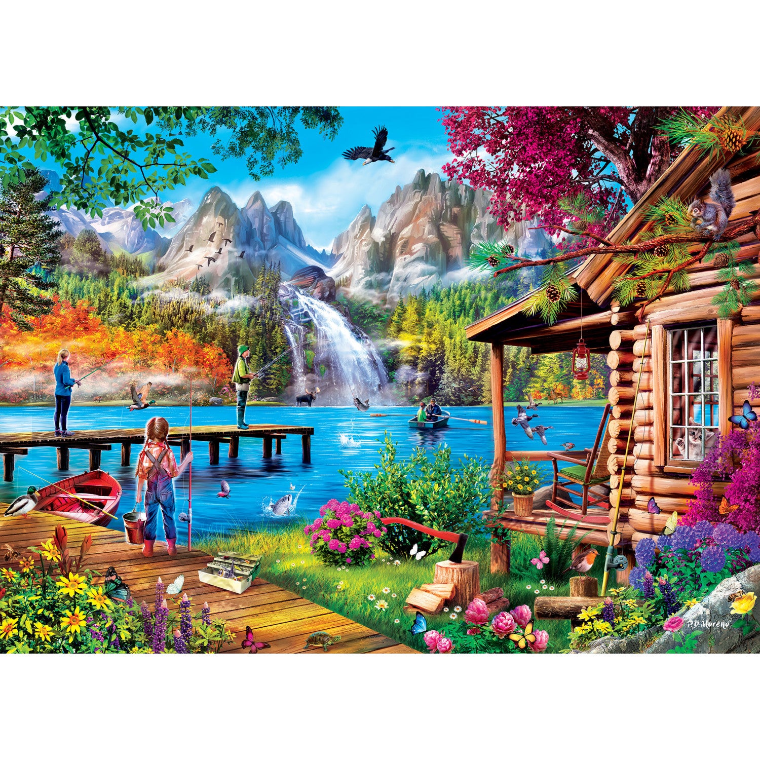 Time Away - Fishing with Pappy 1000 Piece Puzzle