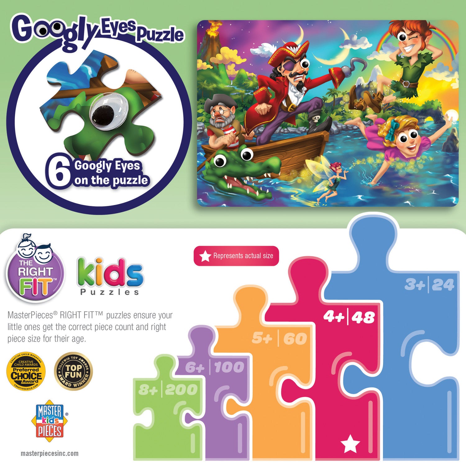 Googly Eyes - Peter Pan 48 Piece Jigsaw Puzzle