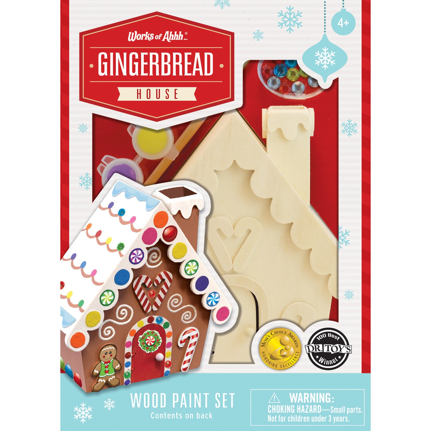 Gingerbread House Wood Paint Set