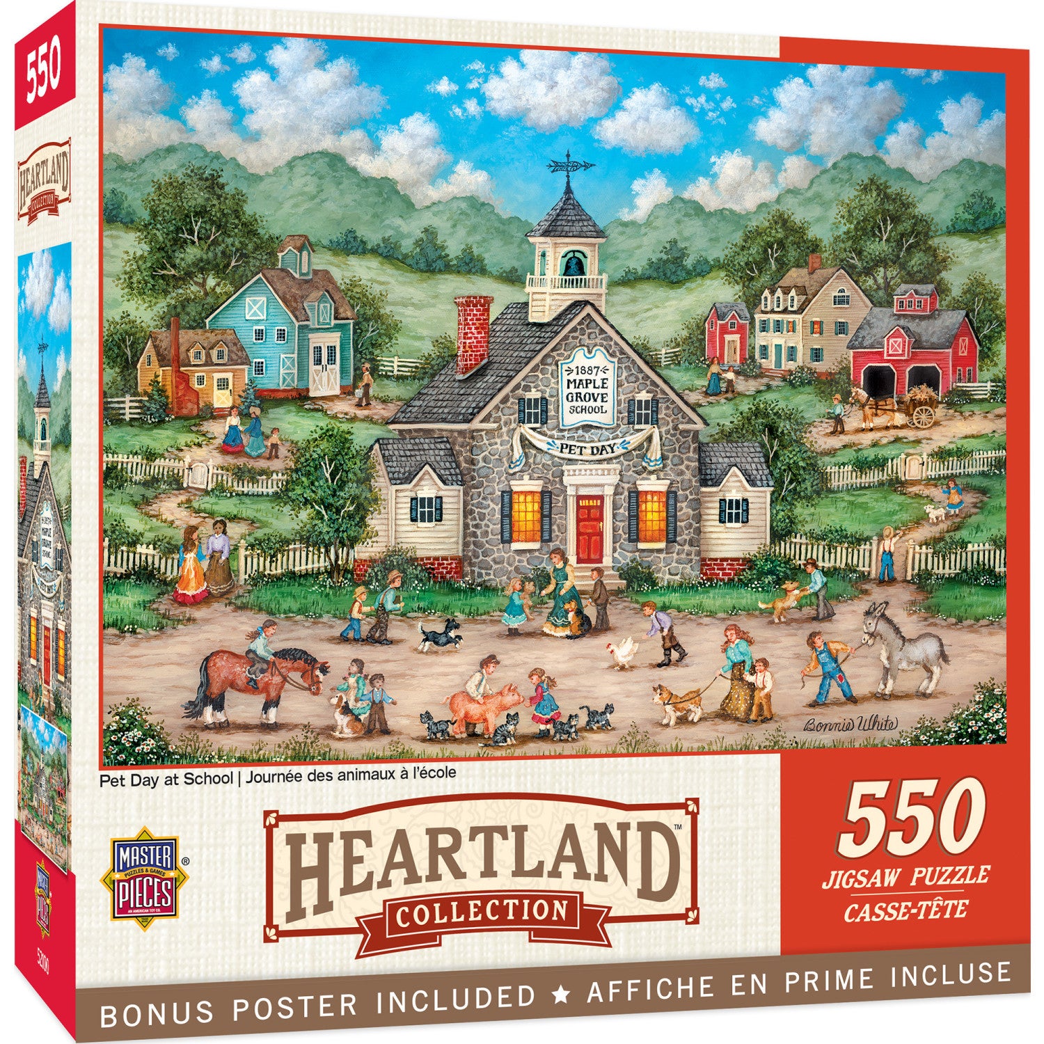 Heartland - Pet Day at School 550 Piece Puzzle