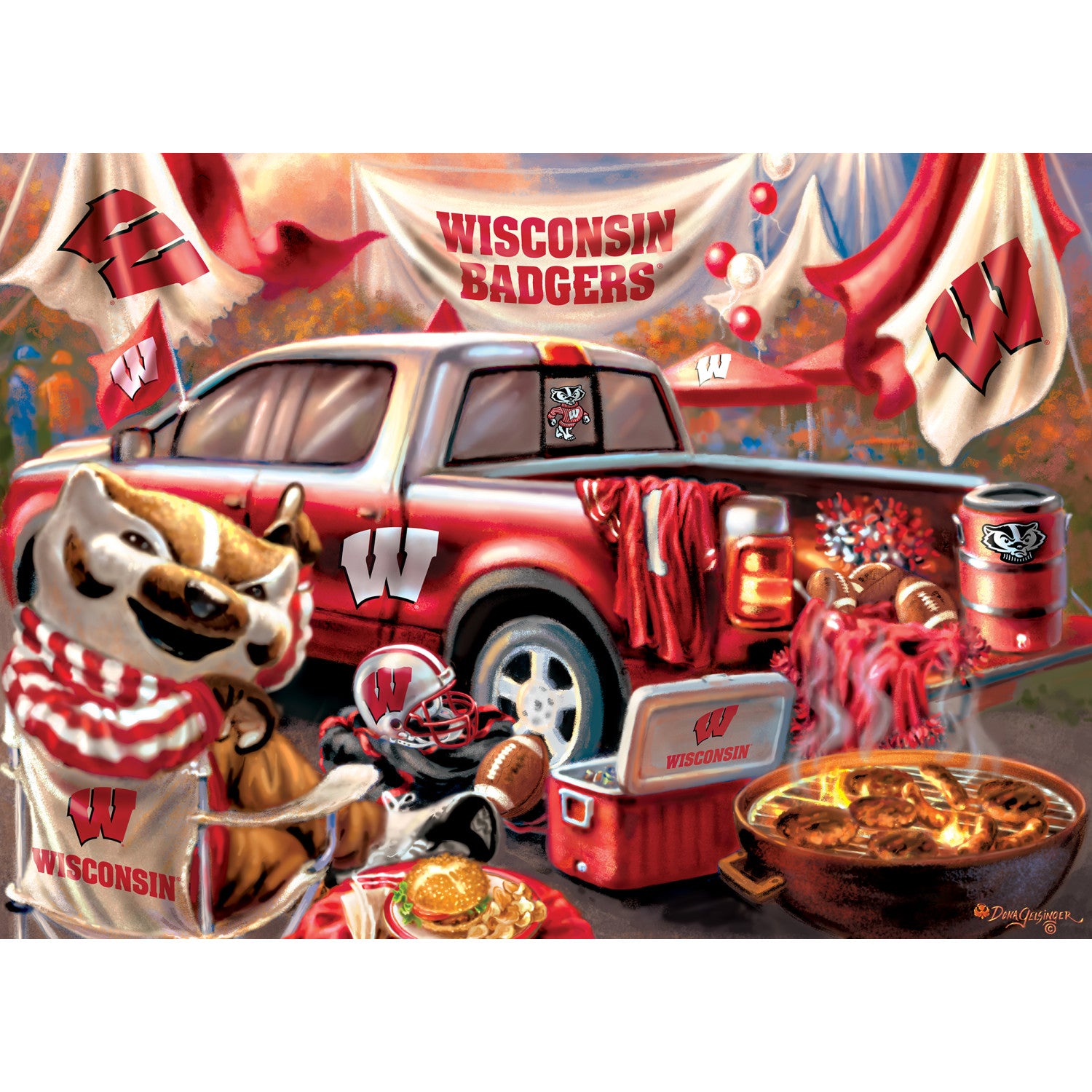 Wisconsin Badgers NCAA Gameday 1000pc Puzzle