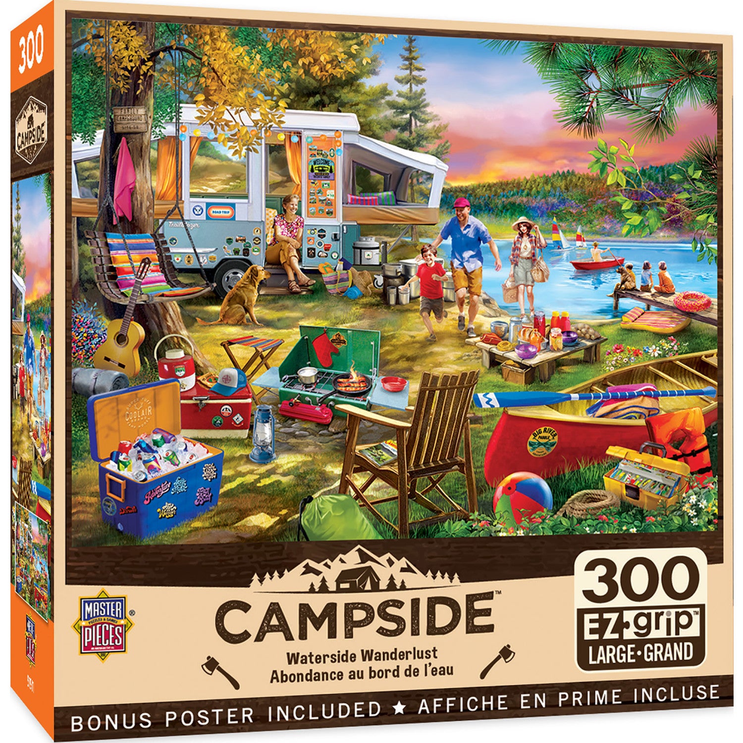 Campside - Waterslide Wanderlust 300 Piece EZ Grip Jigsaw Puzzle